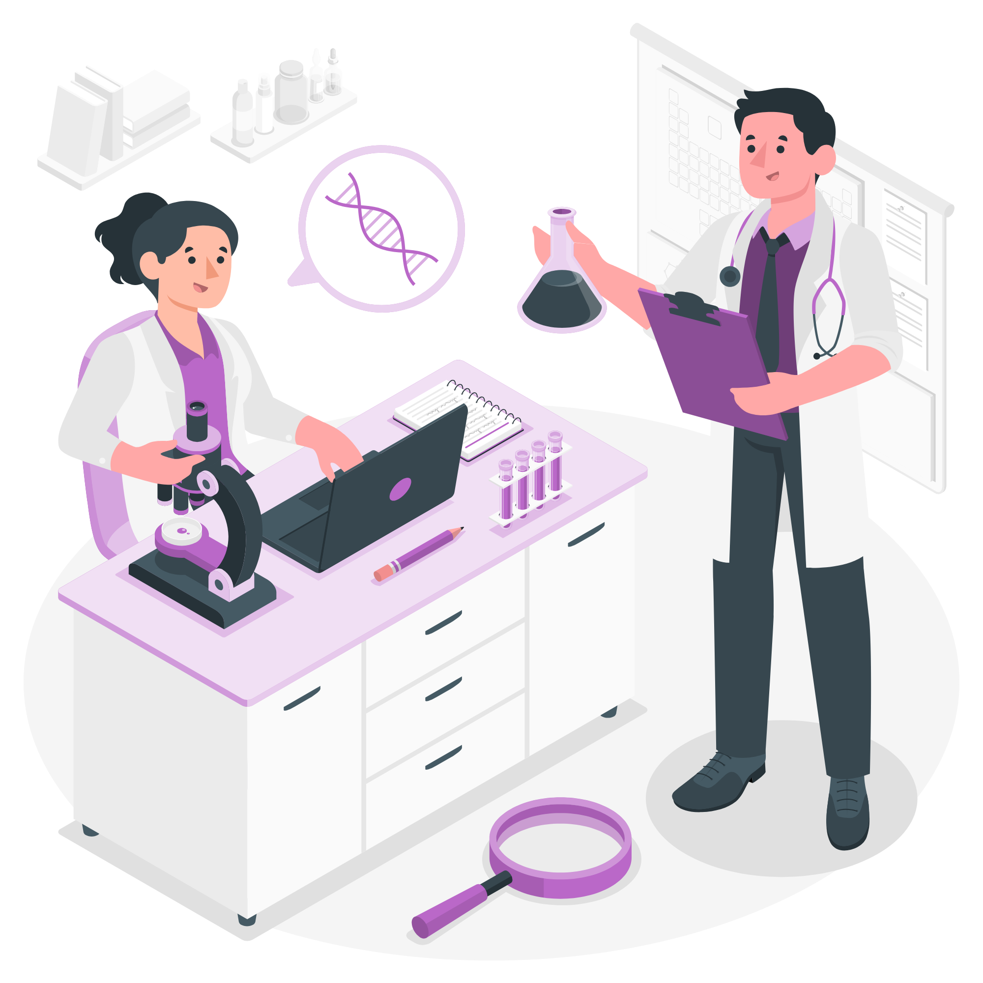 Doctor consulting with patient